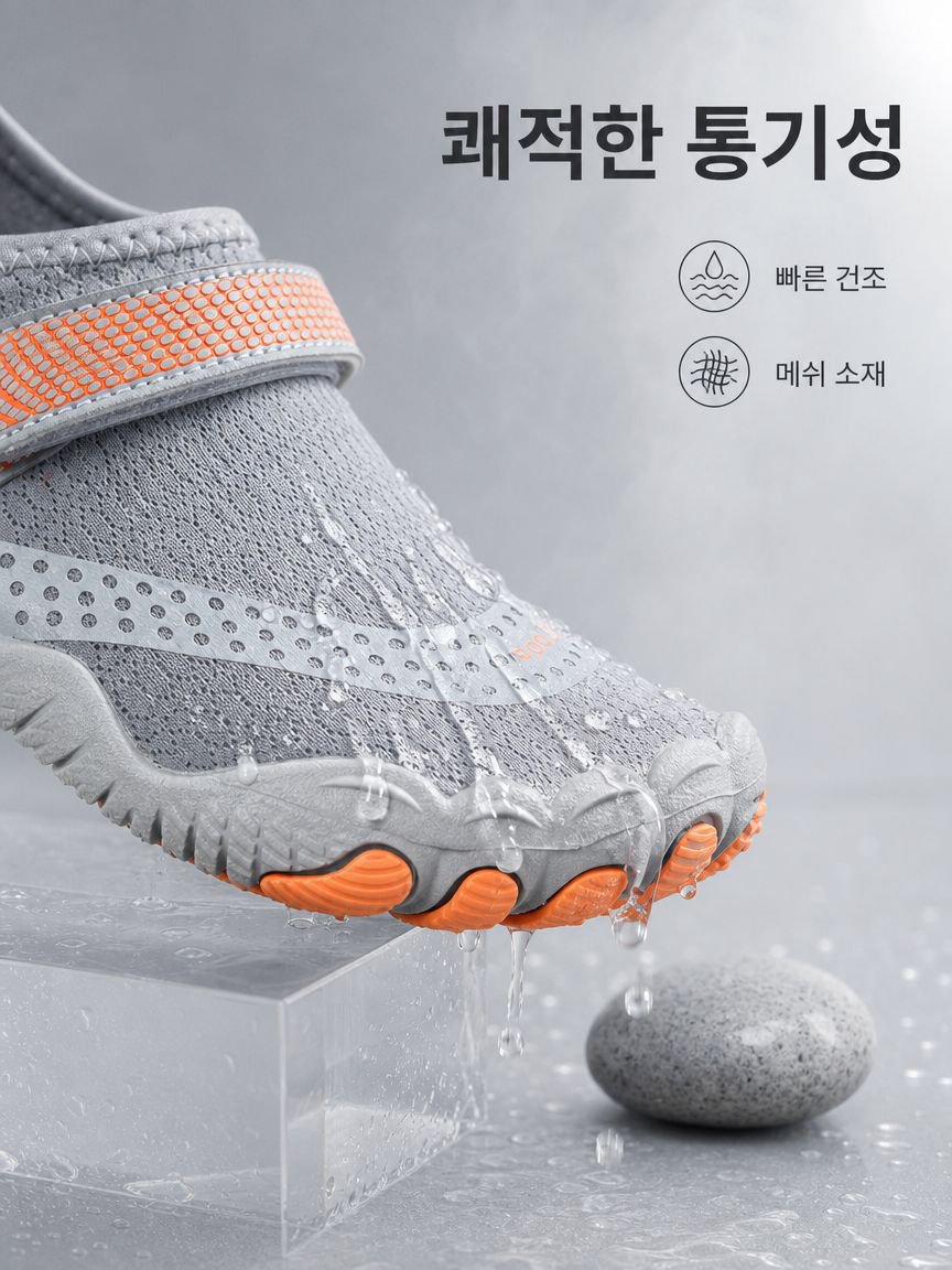 빠른 건조 미끄럼 방지 아웃도어 워터슈즈