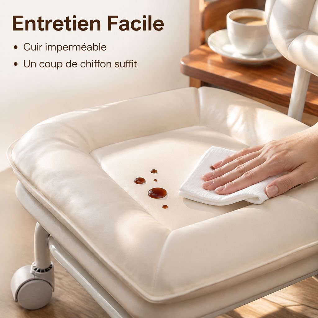 Nouvelle chaise nuage à roulettes universelles