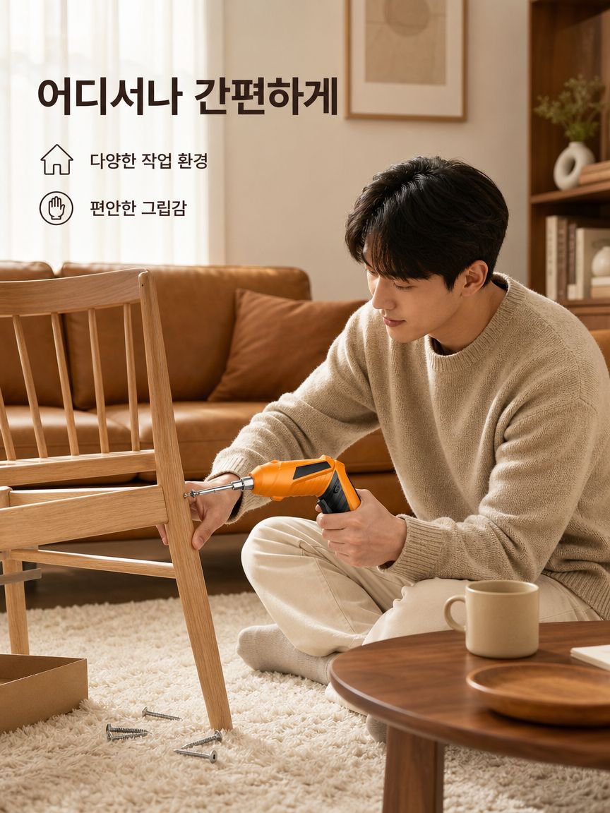 무선 충전 전동 드라이버