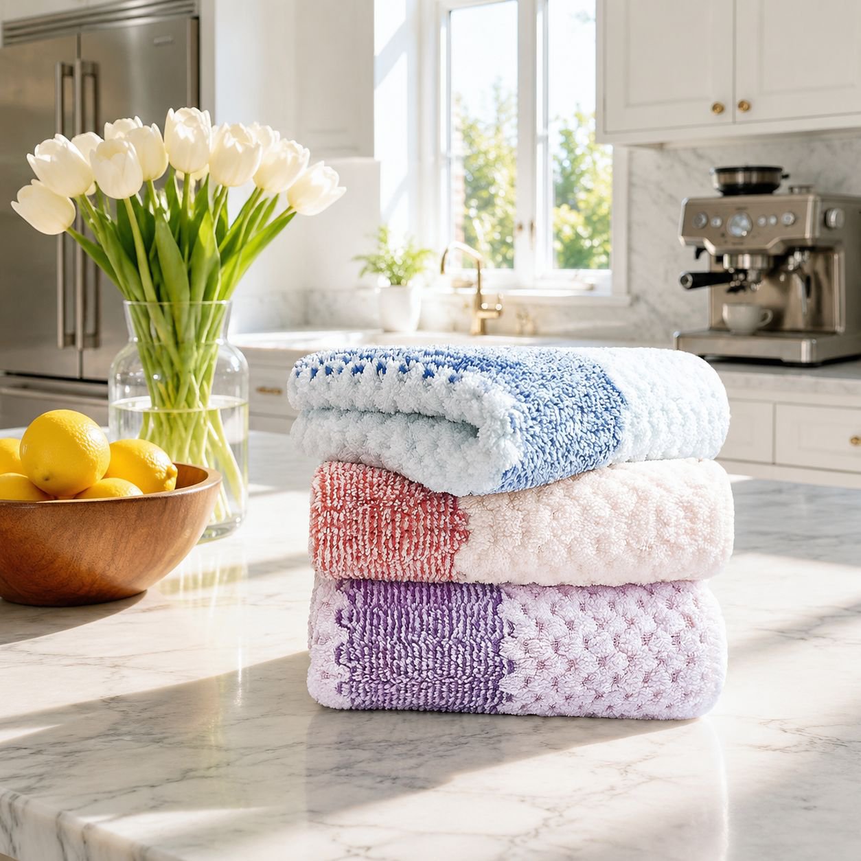 Non-stick Coral Fleece Kitchen Cleaning Cloth