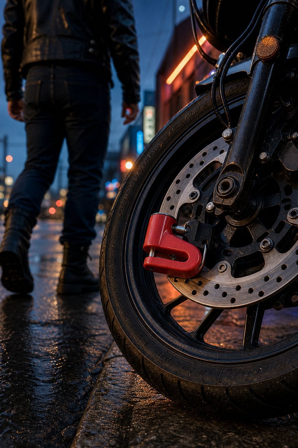 Easy to use electric bike disc lock