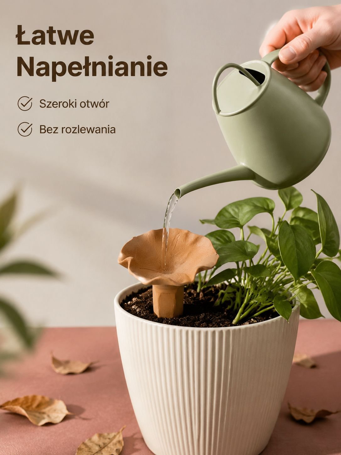Automatyczny nawadniacz z terakoty