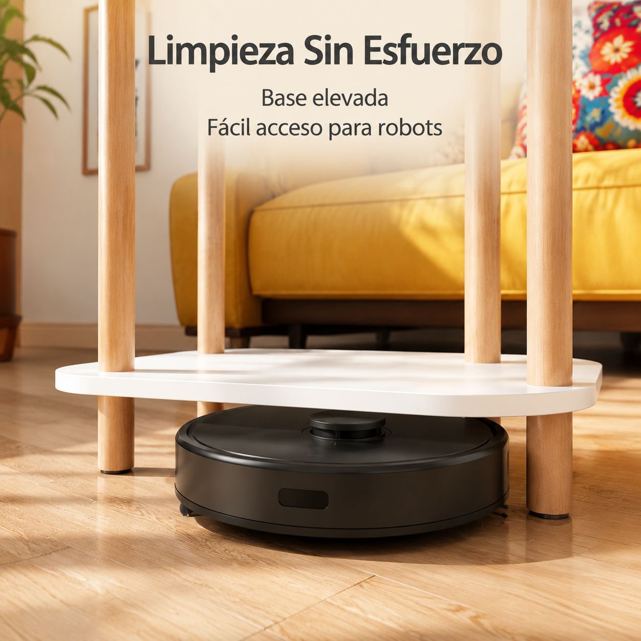 Mesa auxiliar móvil de tres niveles