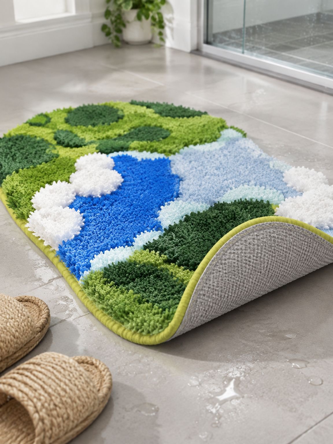 Alfombrilla de Baño Antideslizante y Absorbente