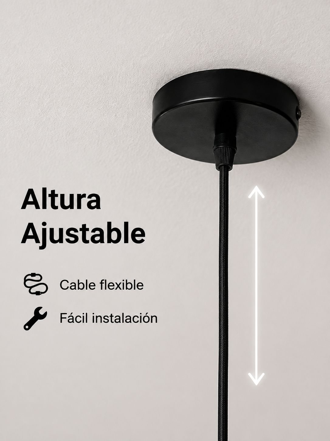 Lámpara Colgante Estilo Industrial Retro de Metal