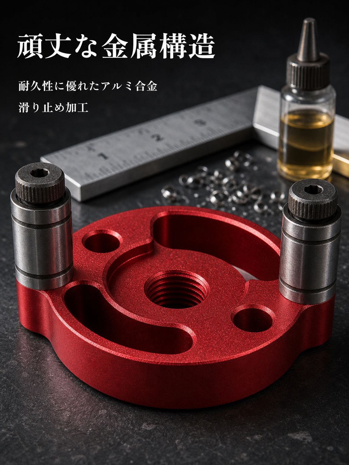 木工用垂直センター穴あけガイド 3-10mm丸ダボ接合用ドリルガイド