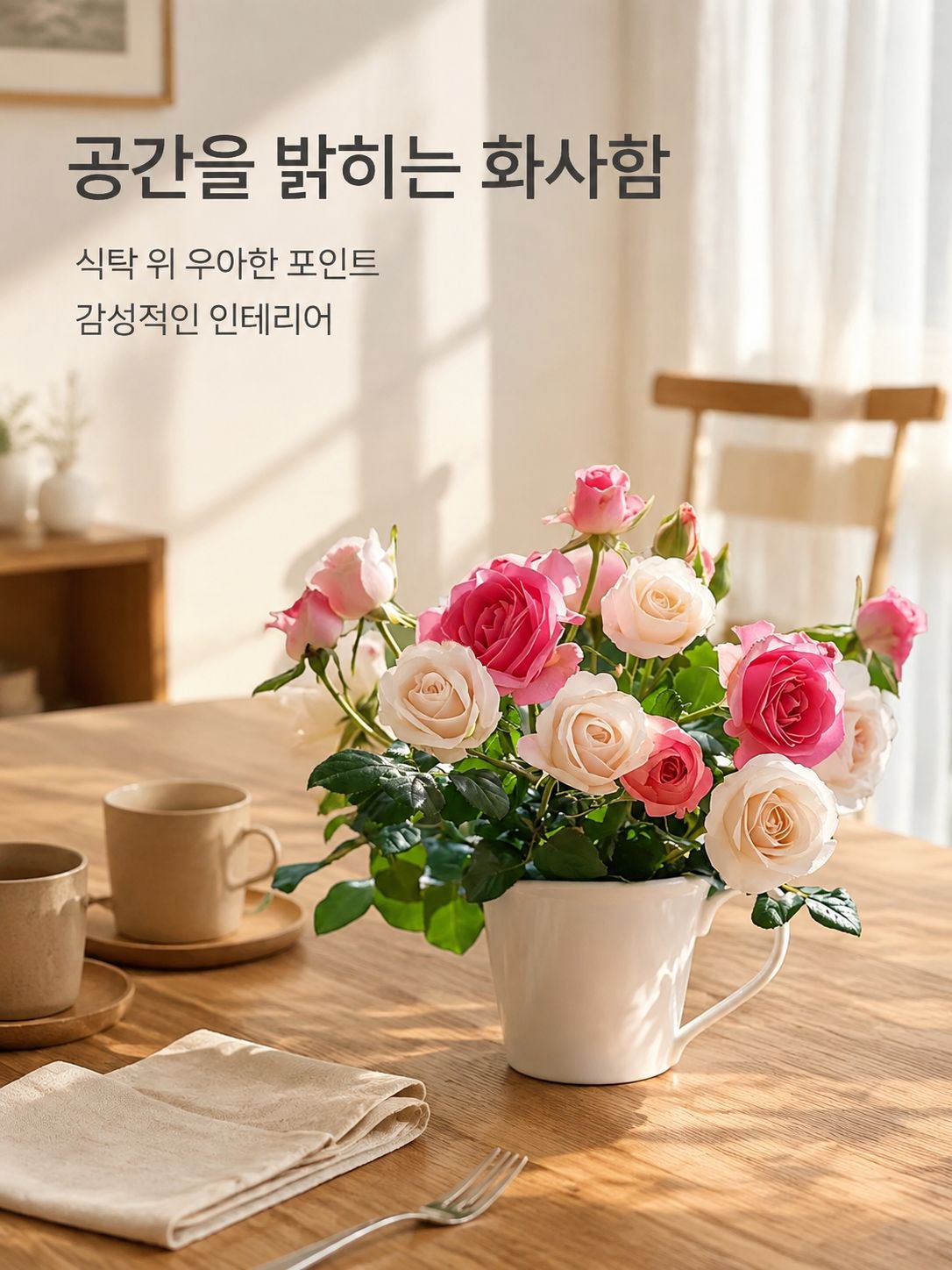 이중 꽃잎 장미
