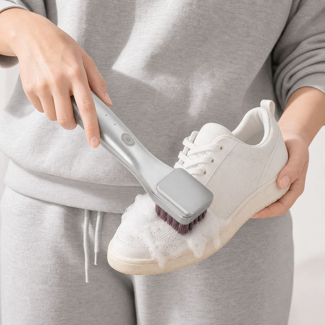 High-speed Vibrating Electric Shoe Brush, 3 Modes for Sneakers and Leather Shoes
