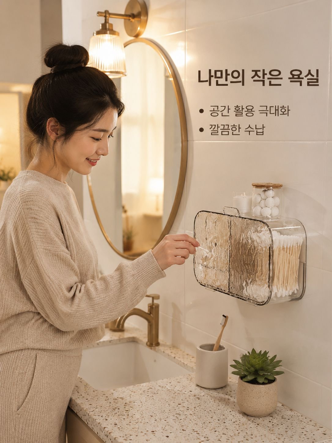 벽걸이형 욕실 수납함