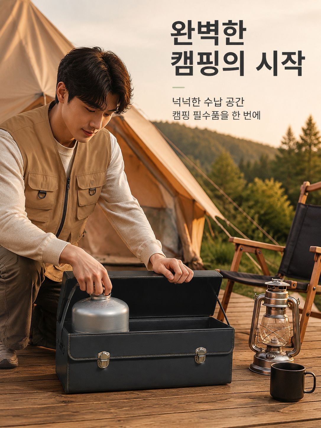 여행 시 편리하게 사용하는 차량용 수납함