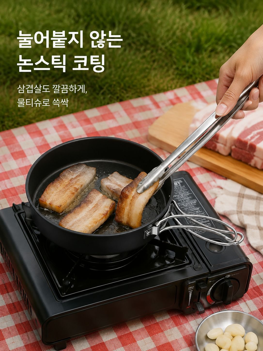 야외 캠핑 냄비