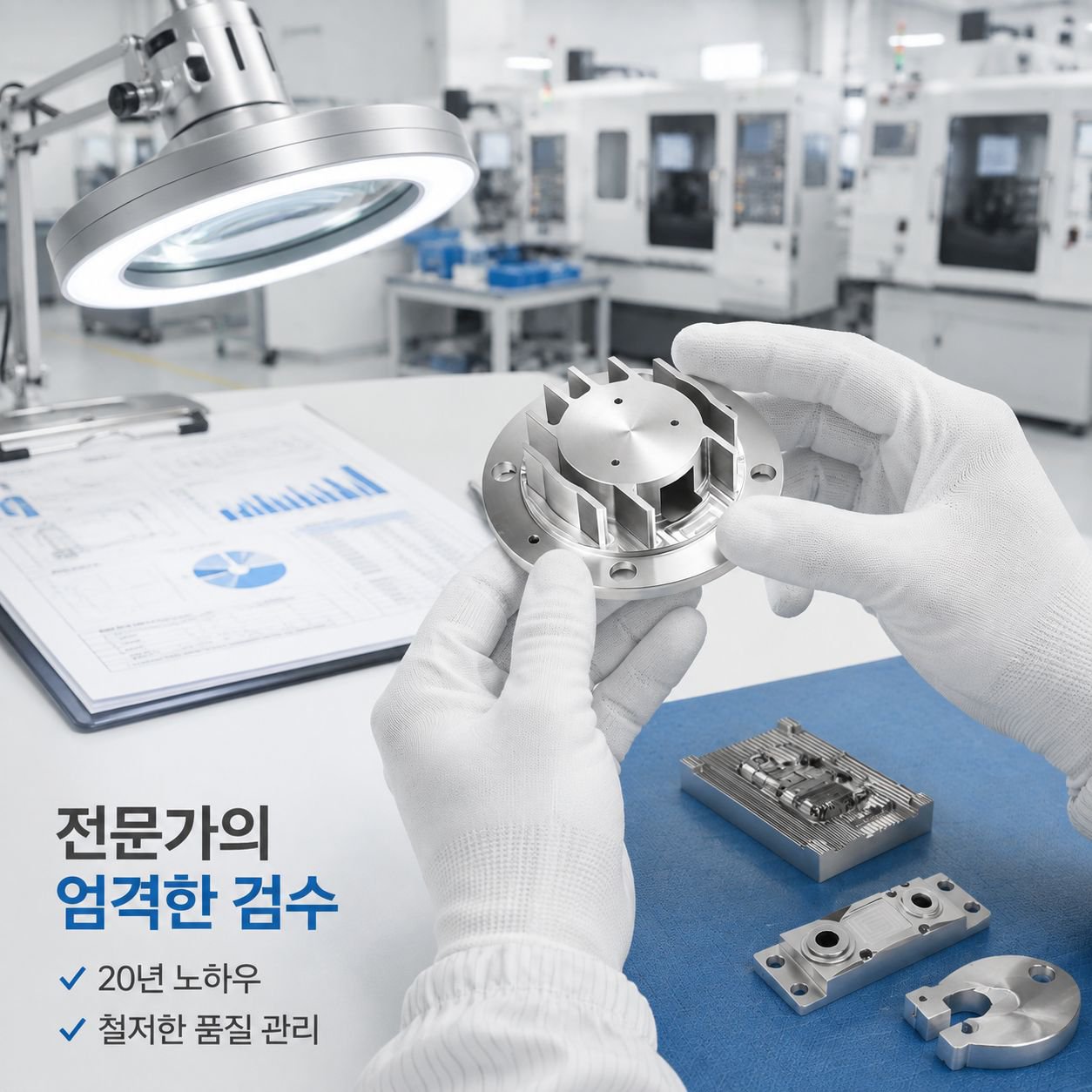 가공 스테인리스 알루미늄 합금 부품