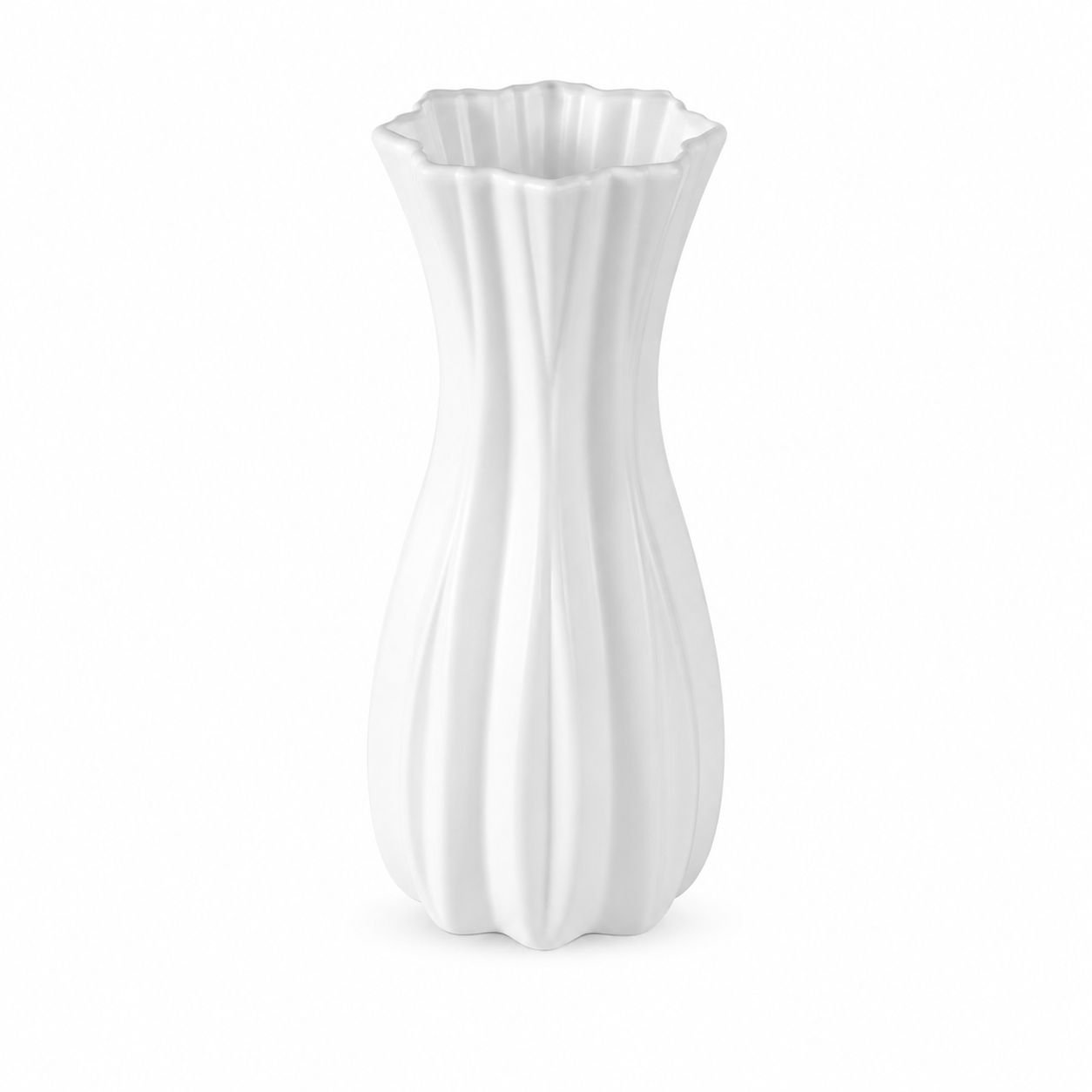 French Vintage Plastic Vase, Home Decor Planter, Artificial Flower Ornament