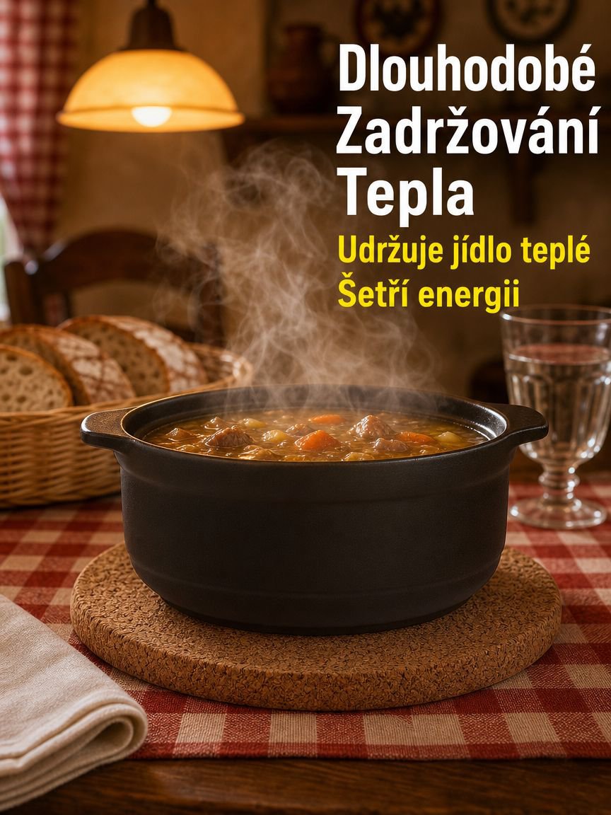Žáruvzdorný keramický kastrol