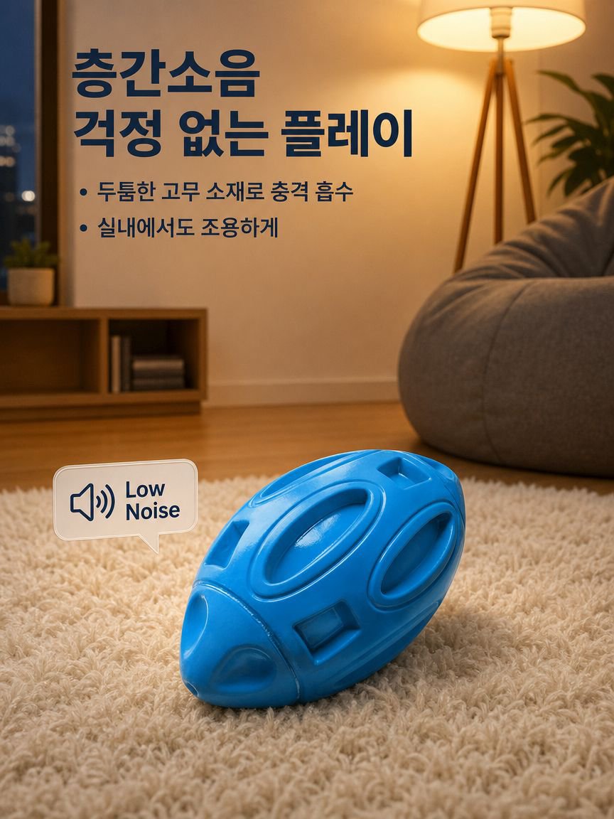 튼튼한 고무 소리나는 럭비공