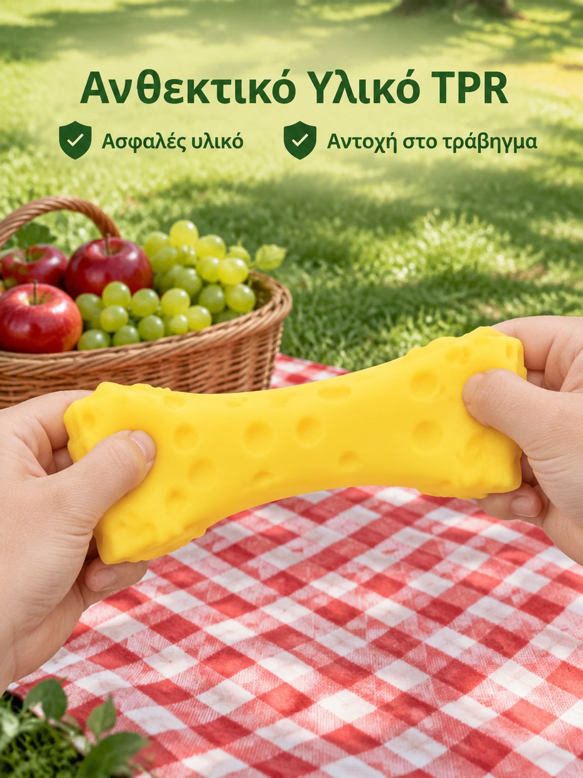 Παιχνίδι με τυρί σε σχήμα κύβου για ανακούφιση από το άγχος