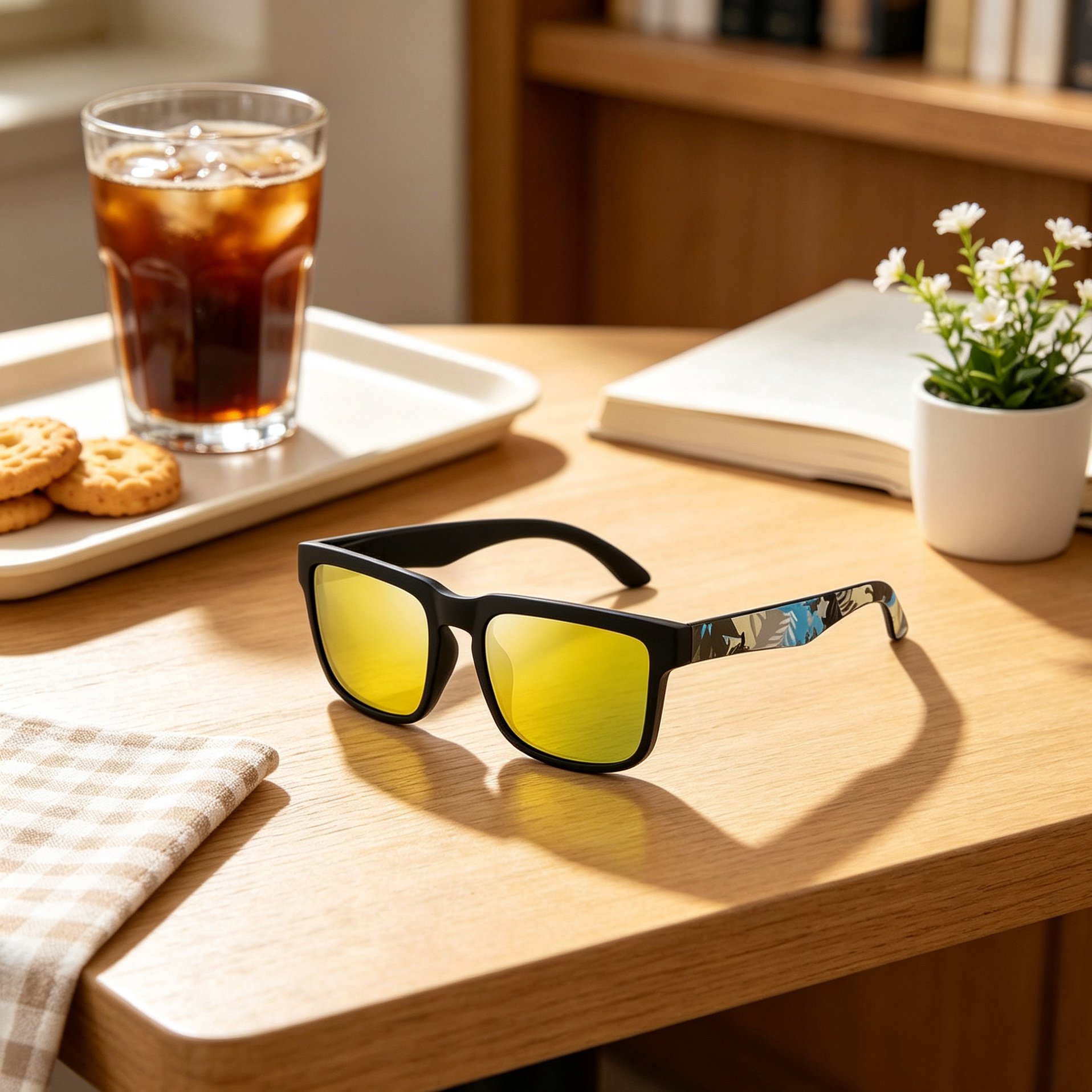 Gafas de Montura Cuadrada para Deportes al Aire Libre
