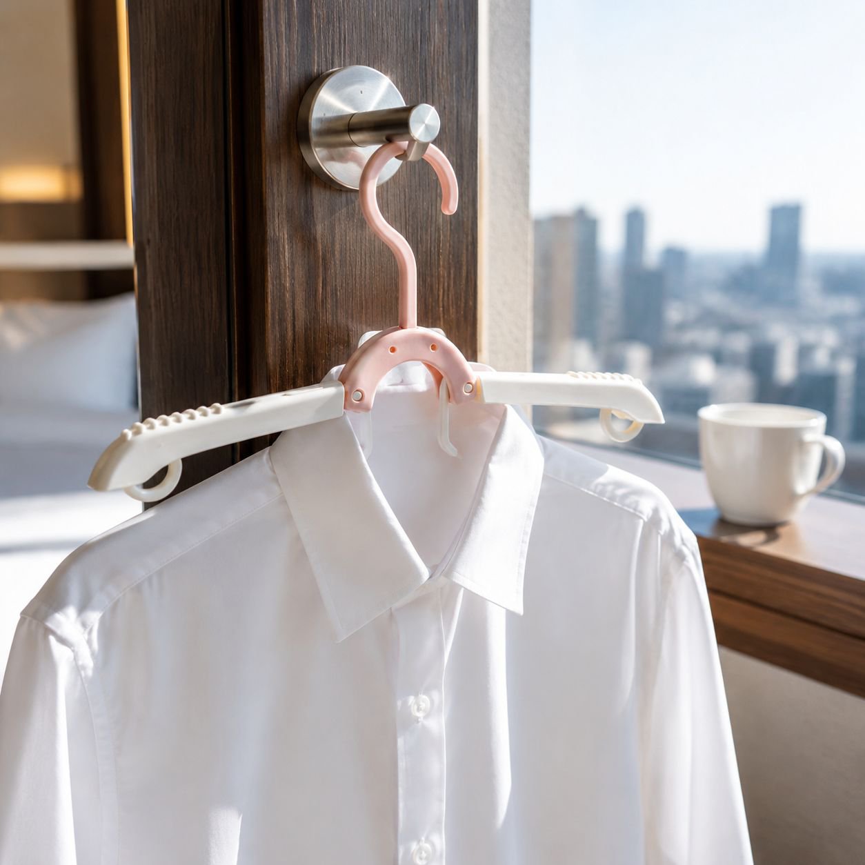 Durable and lightweight foldable hanger