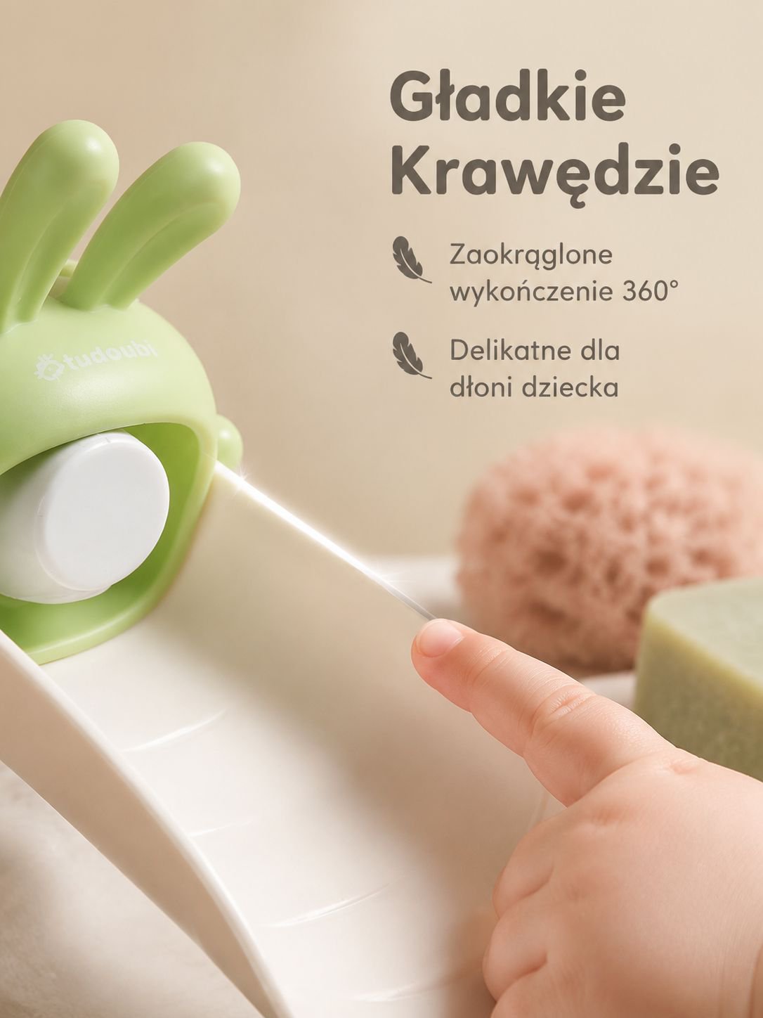 Przedłużka do kranu ułatwiająca mycie naczyń