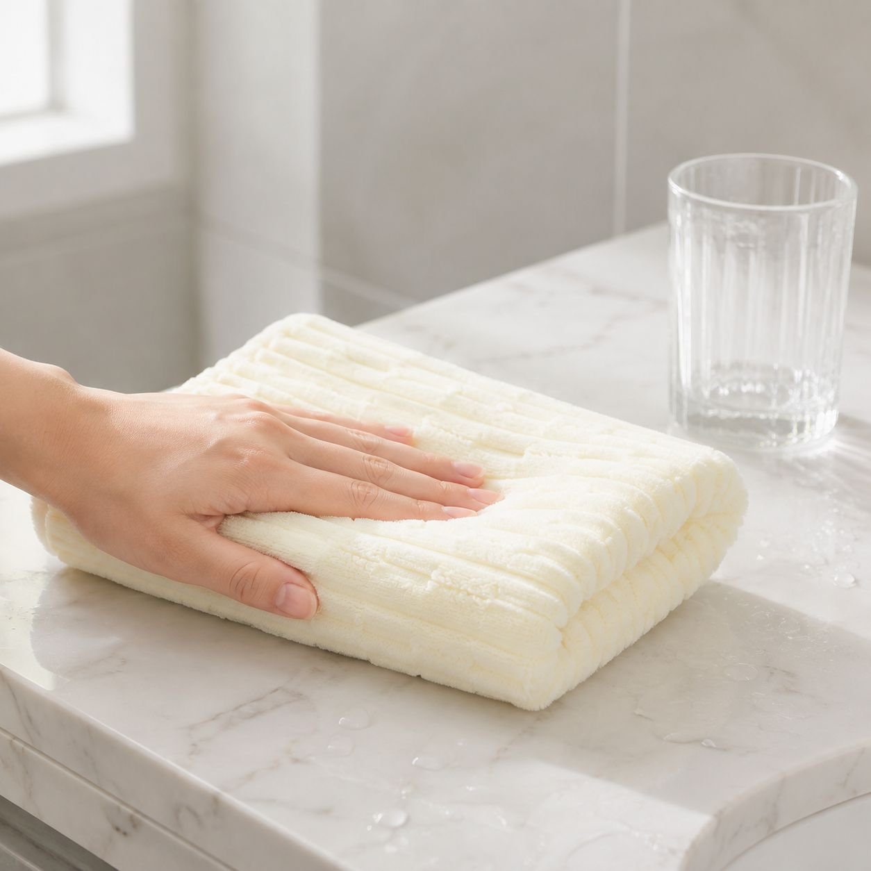 Thickened Cloud Soft Coral Fleece Absorbent Towel