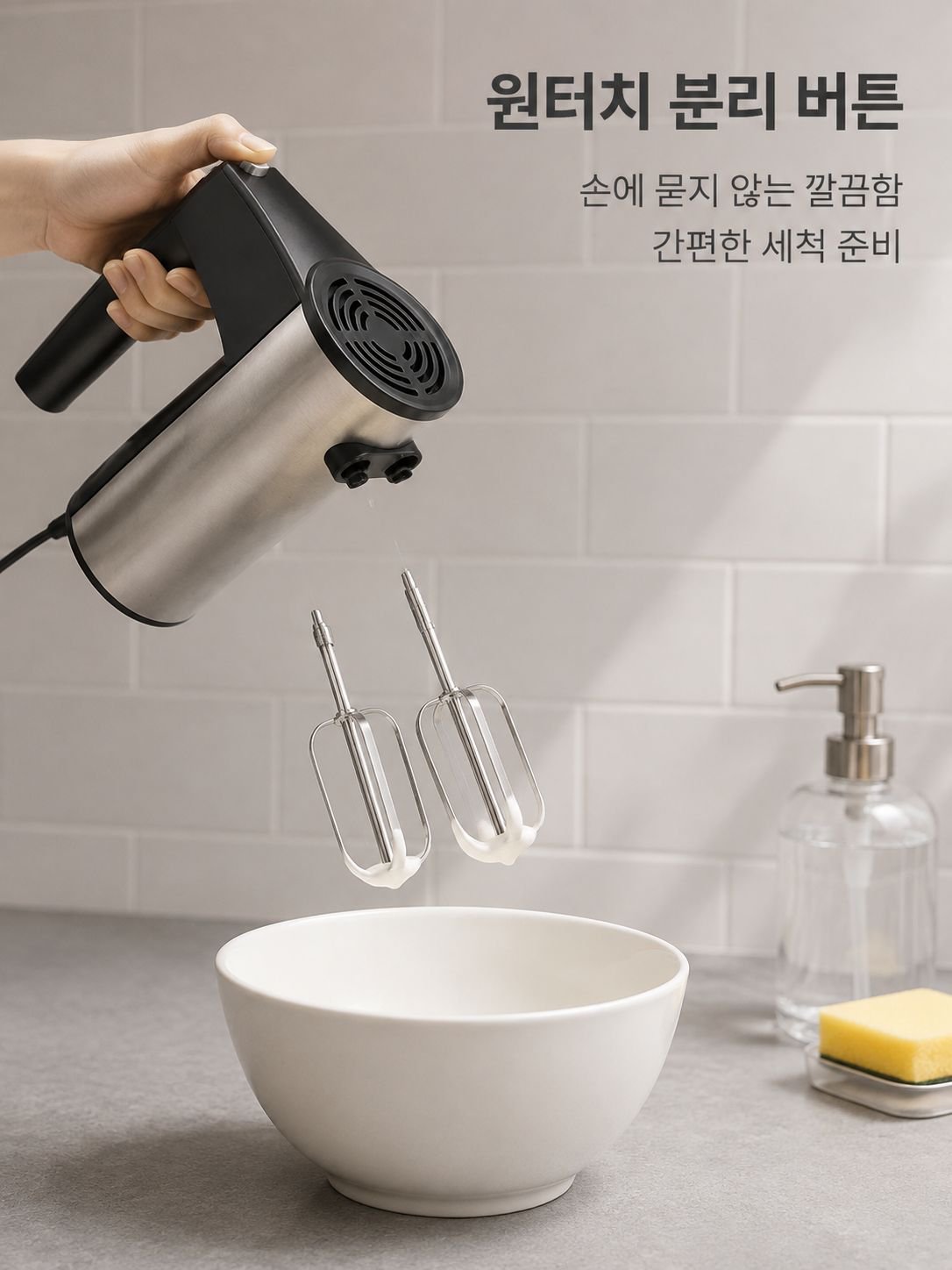 다기능 전동 크림 거품기
