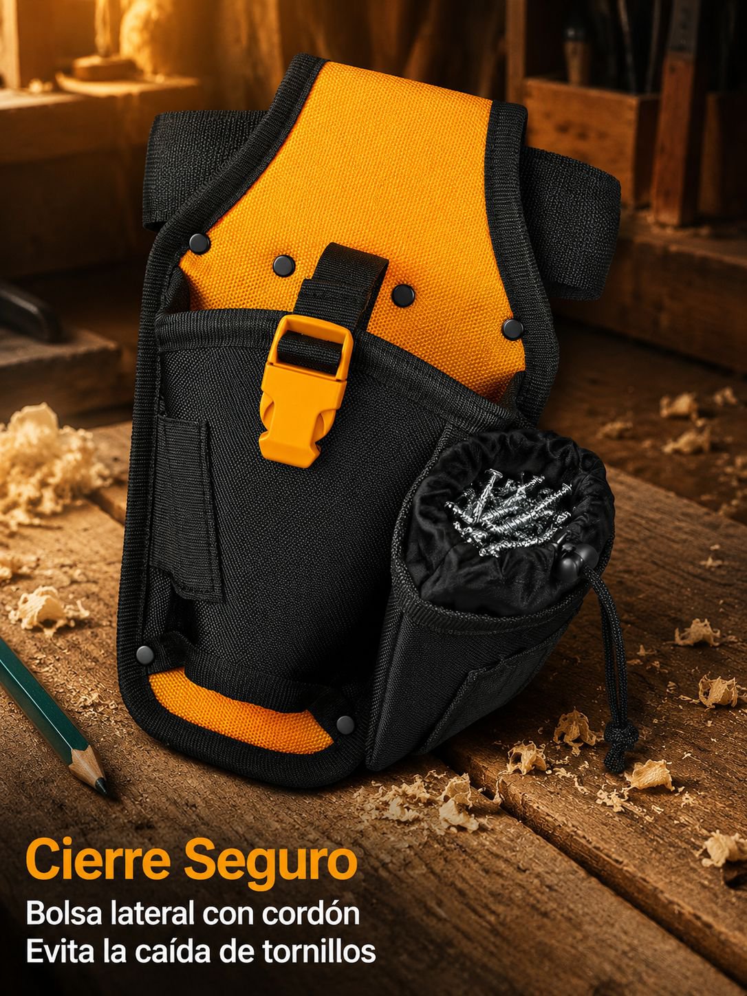 Bolsa de cintura para herramientas de reparación, duradera y gruesa