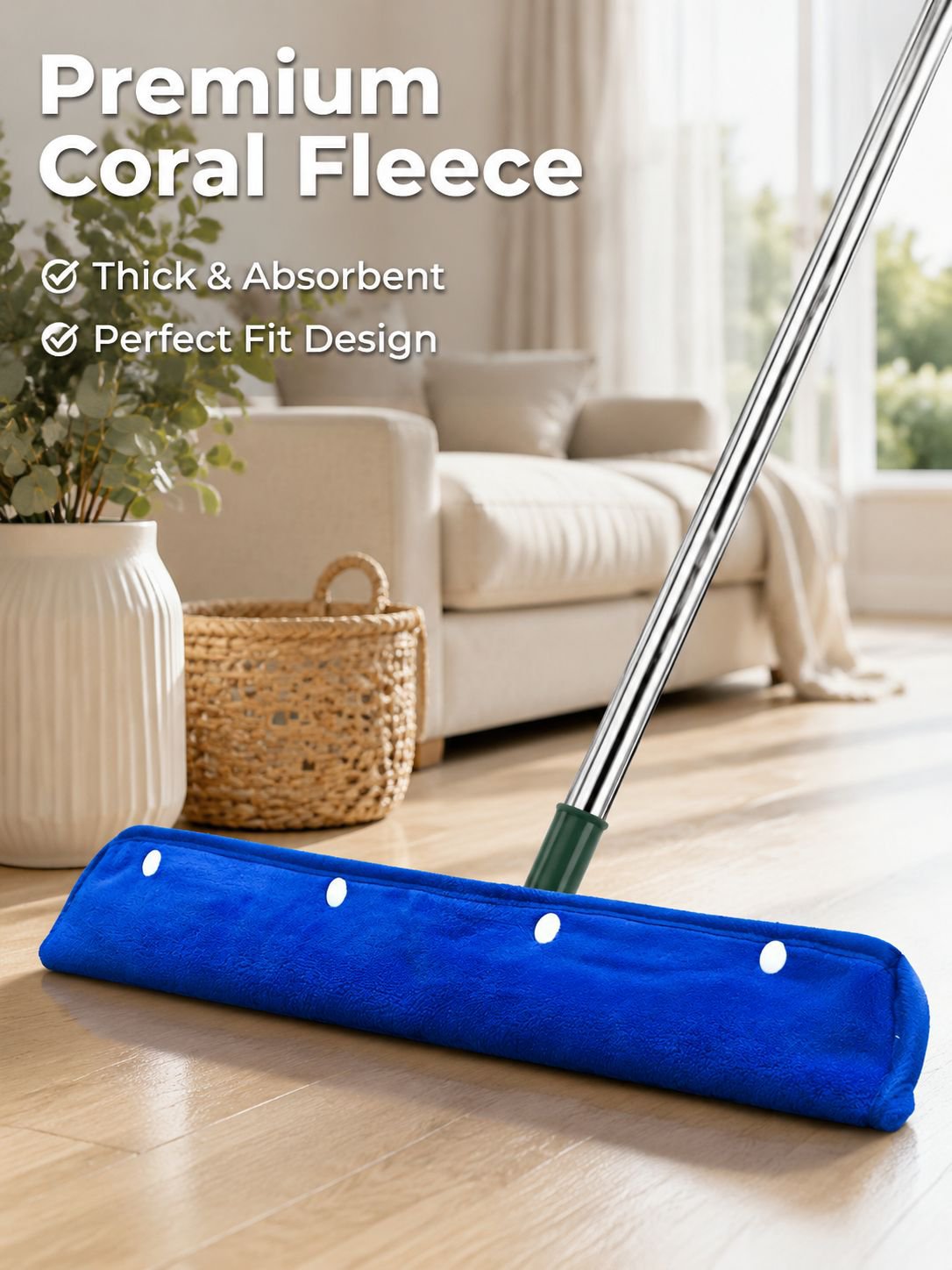 Mopping Mop Set Dual-Use Cleaning Cloth