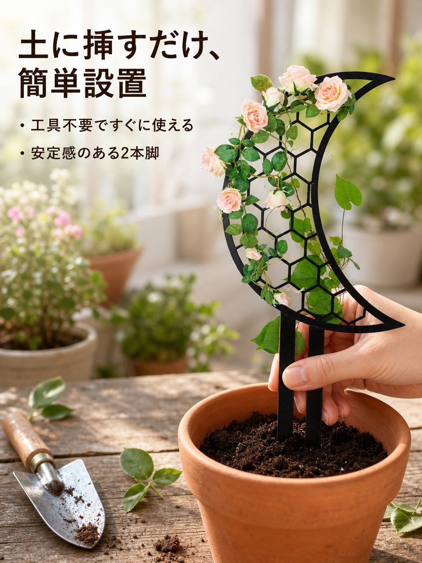 月の登攀用トレリス