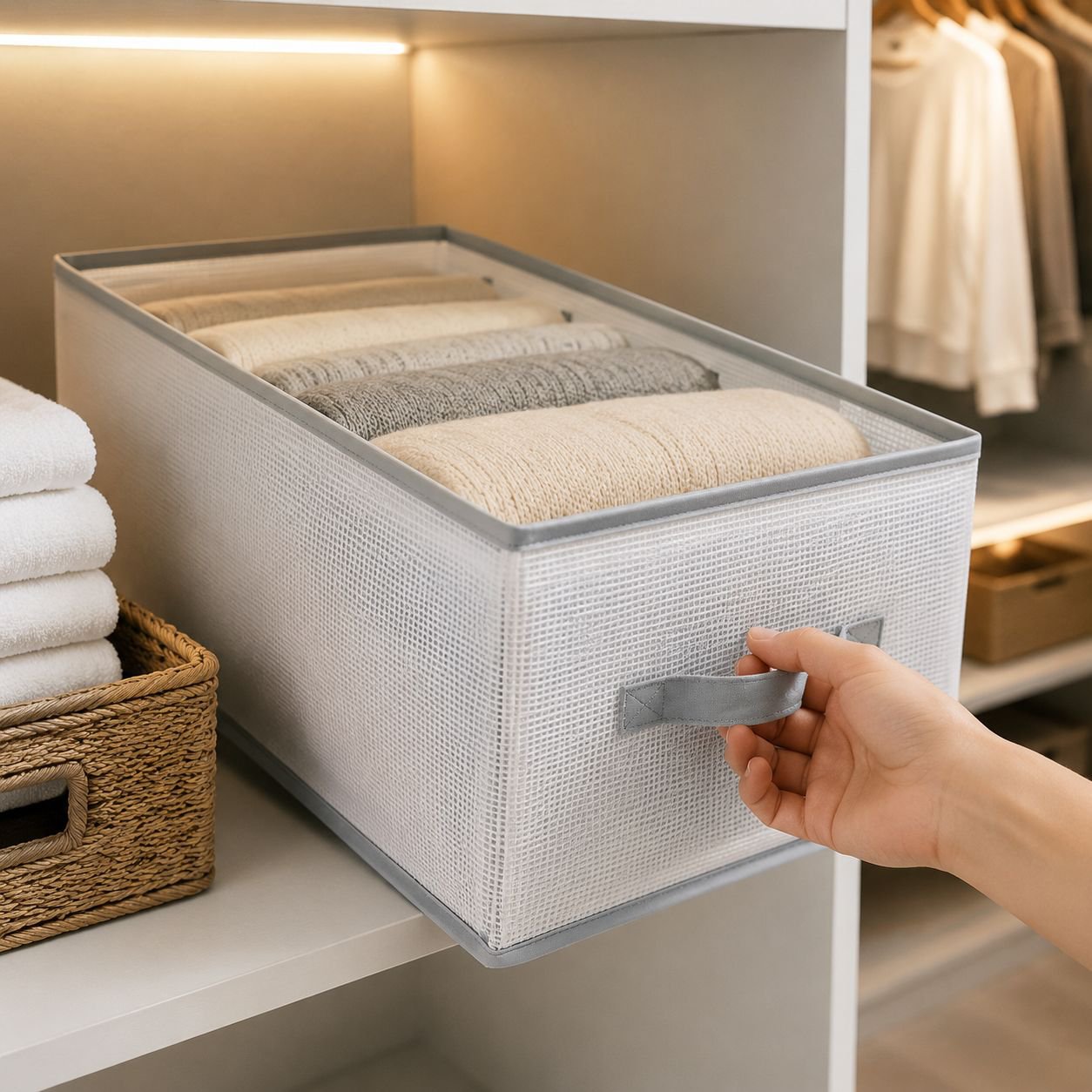 Washable Eight-Section Drawer Organiser