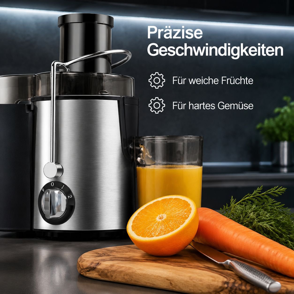 Intelligente Slow Juicer Maschine
