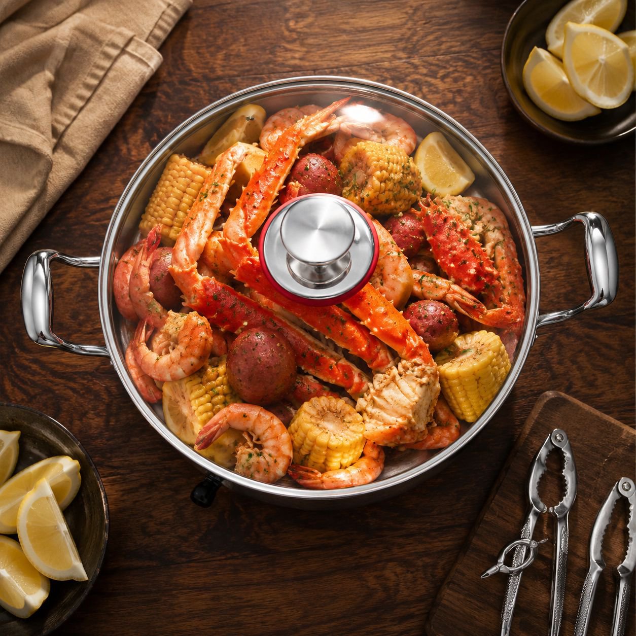 Versatile Double Handle Soup Pot for Cooking Soup and Stew