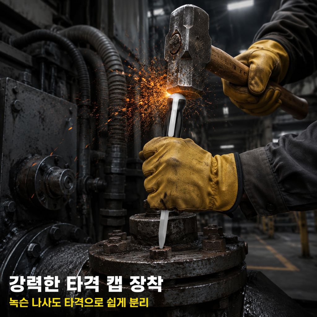 초장 나사드라이버 롱샤프트 관통형 타격 가능