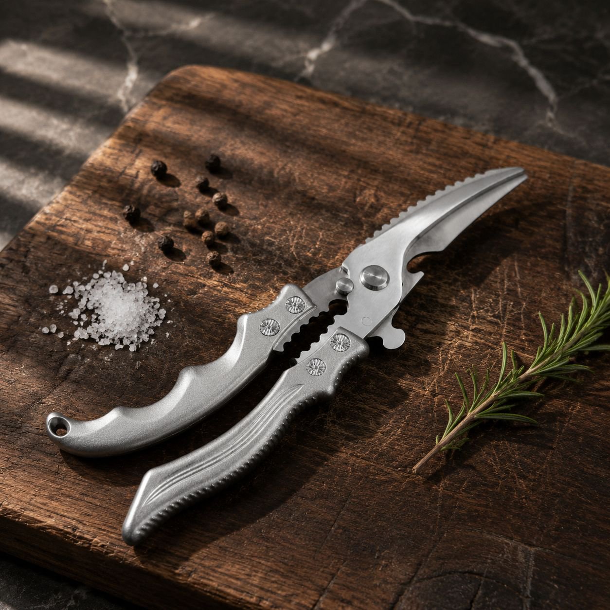 German stainless steel kitchen scissors