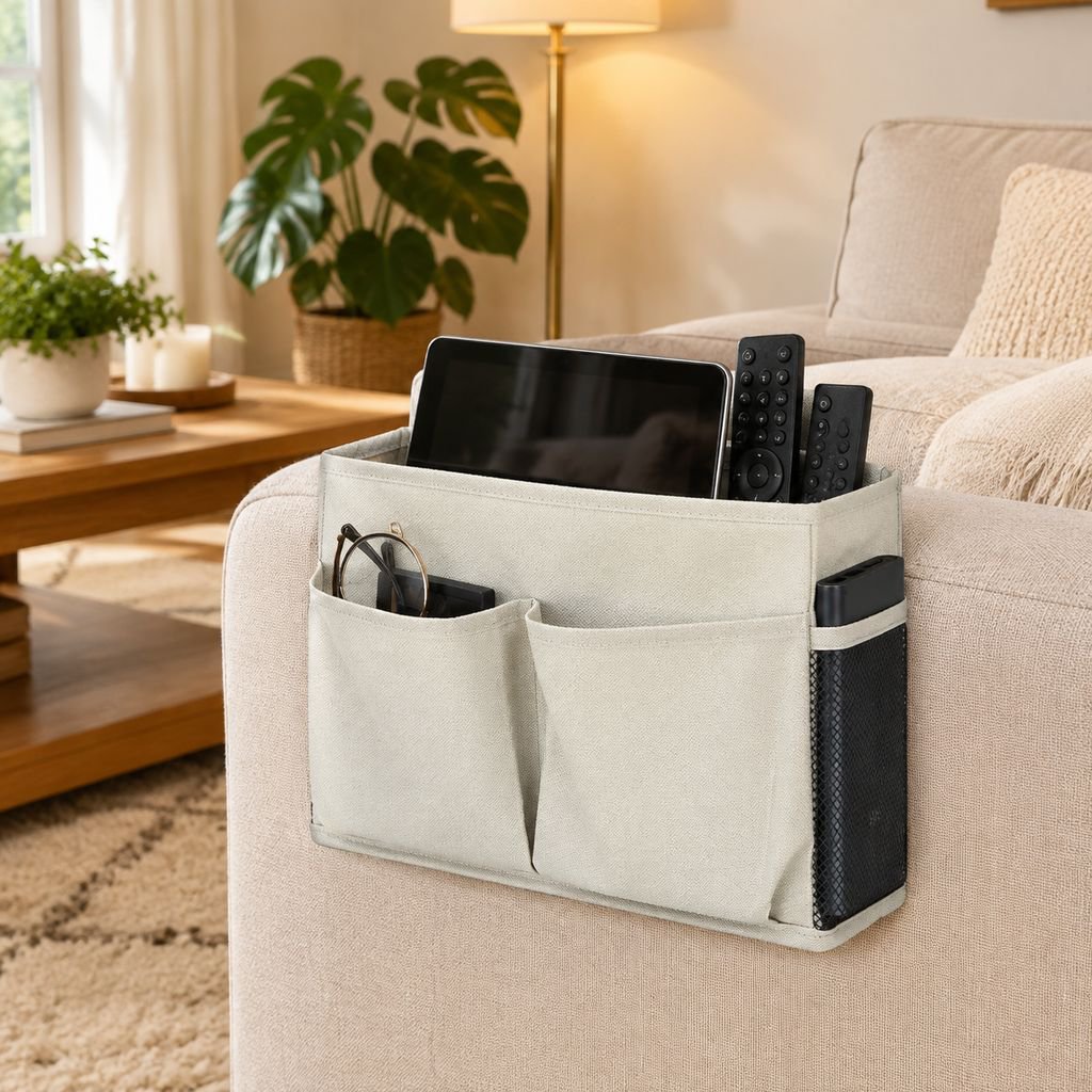 Multi-Pocket Organizer for Sofa Chair, Designed for Elderly and Strollers