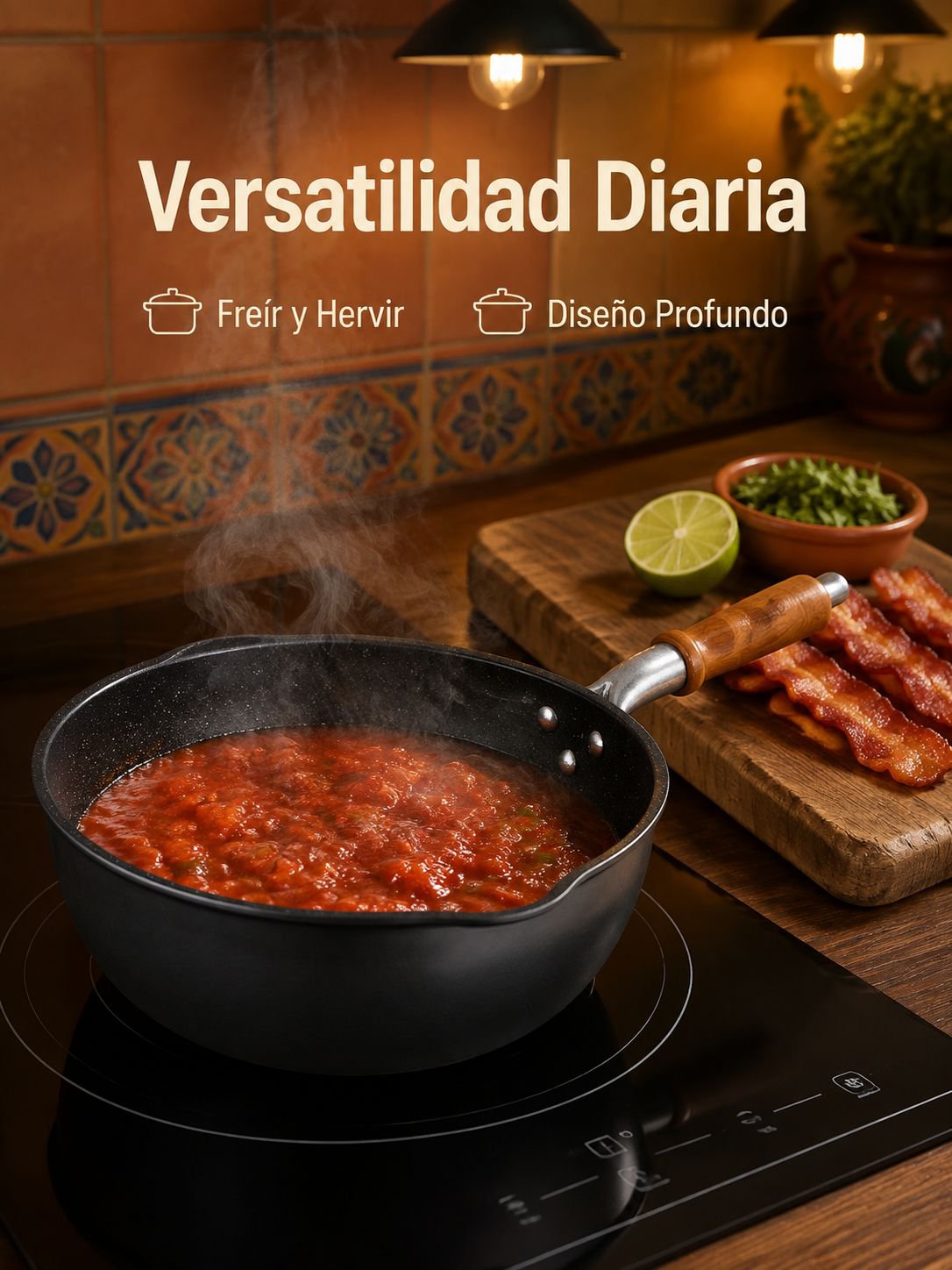 Olla mini antiadherente de piedra Maifan
