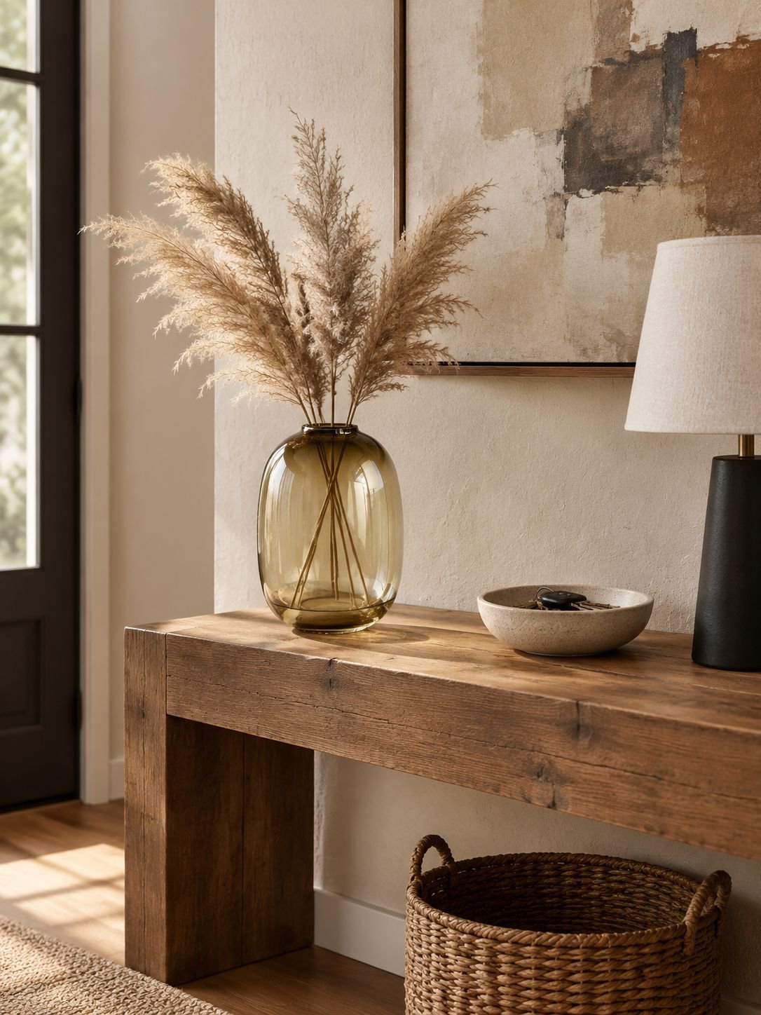 Contemporary floor vase for hydroponic plants