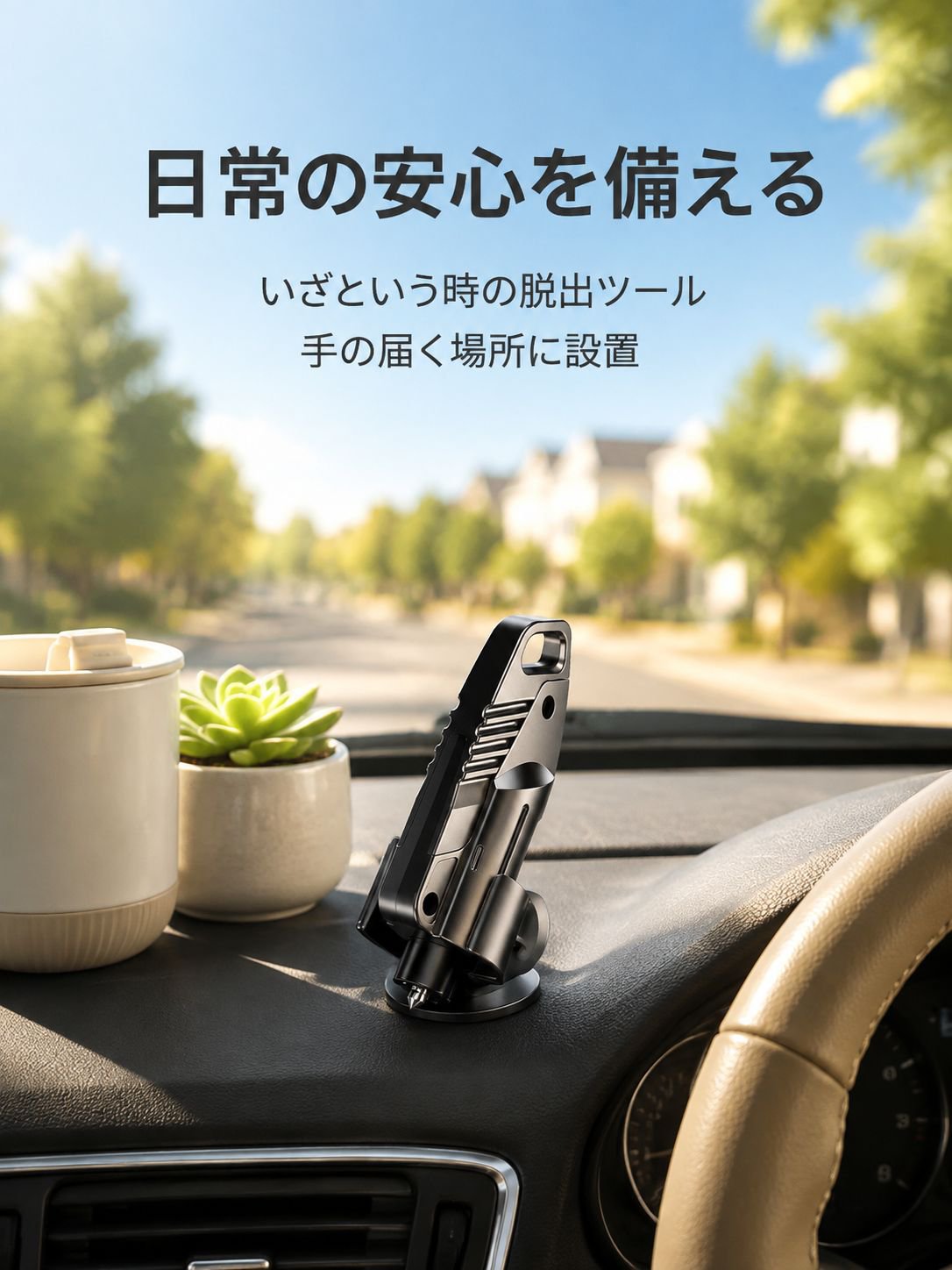 車用緊急脱出ハンマー 多機能ウィンドウブレーカー