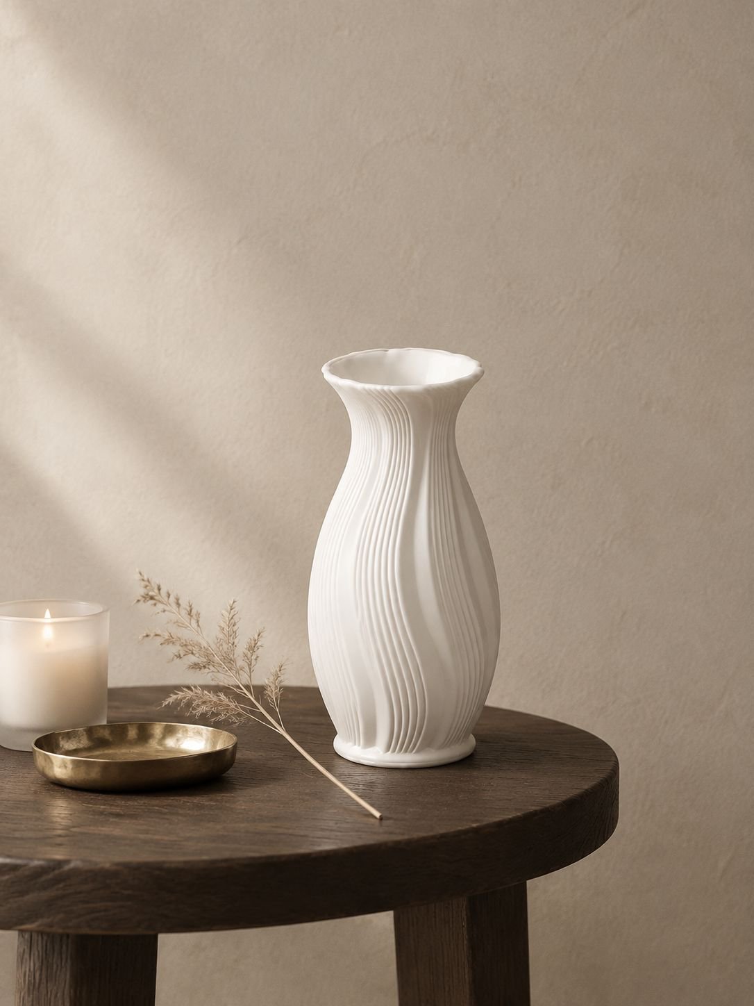 Elegant French style vase for bedroom and shelf decor