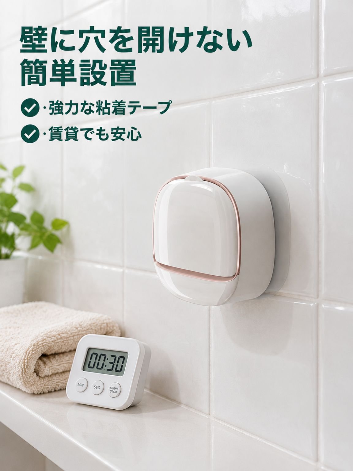 壁掛け式かわいい石鹸ホルダー