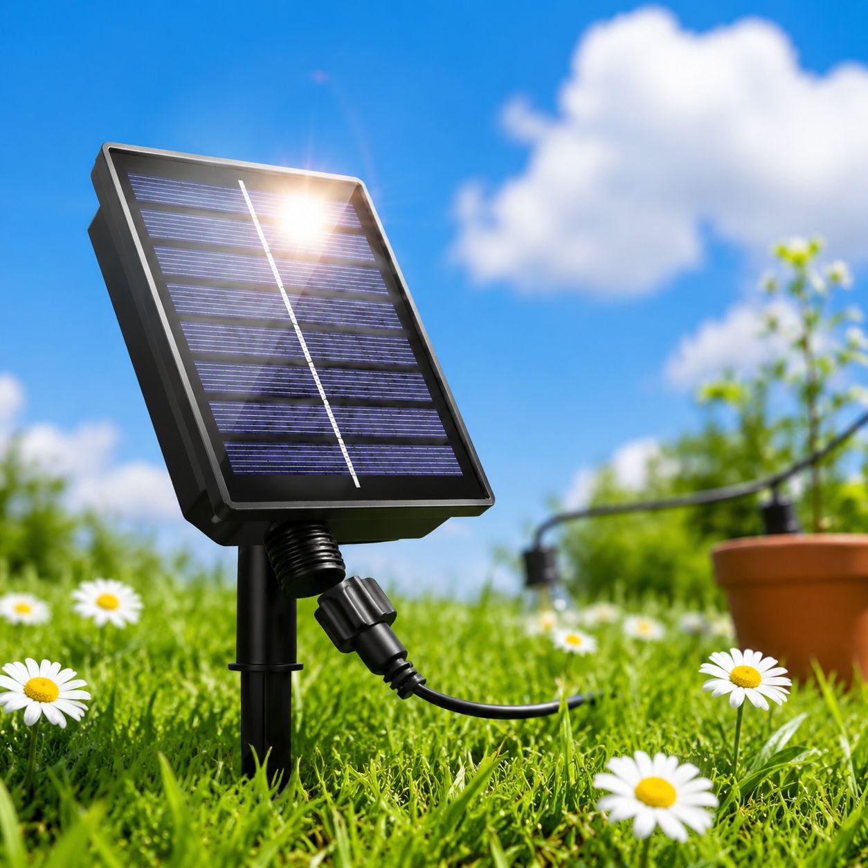 Luces de guirnalda LED solares G40 para exteriores