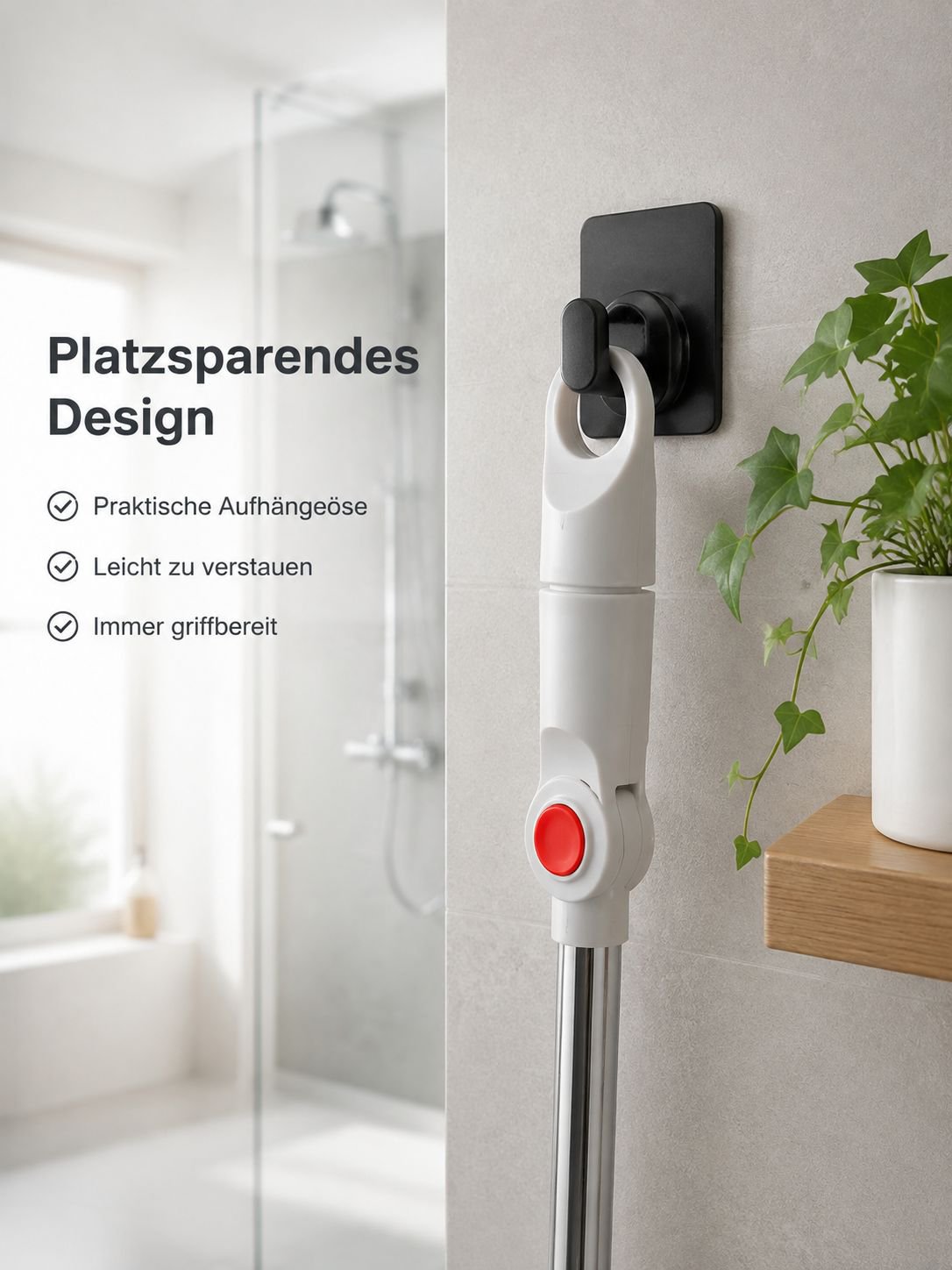 Multifunktionaler EVA Silikon Bodenabzieher für Balkon und Toilette