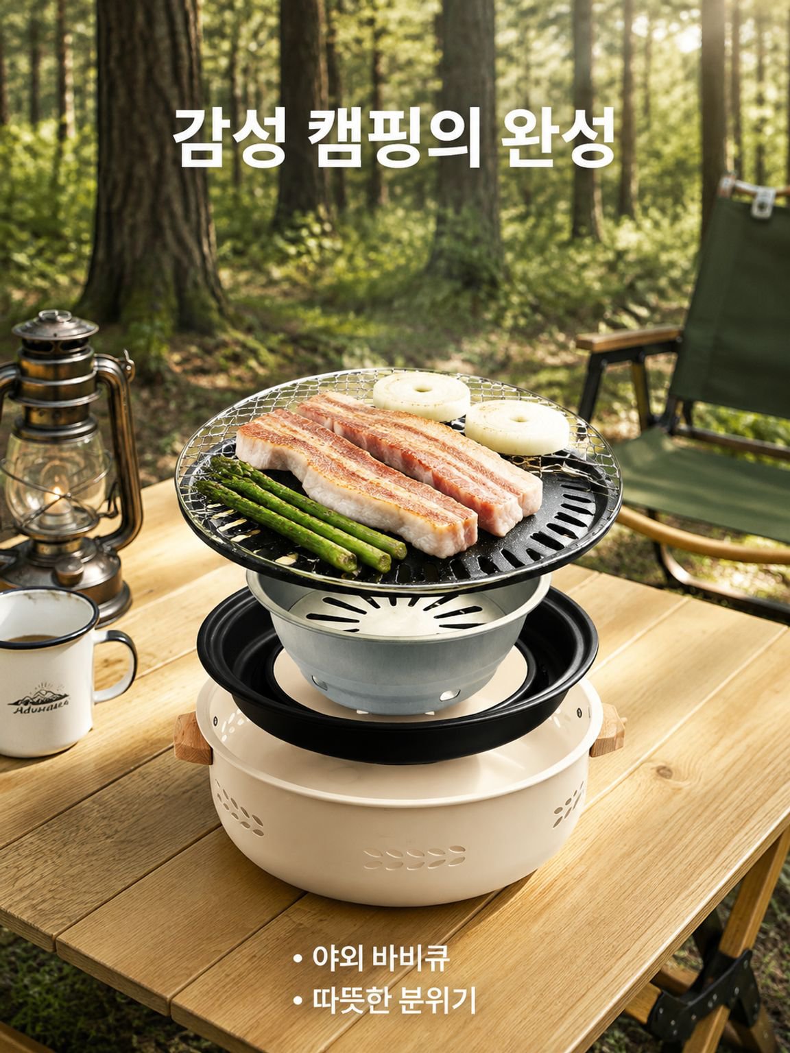 야외 바비큐 그릴