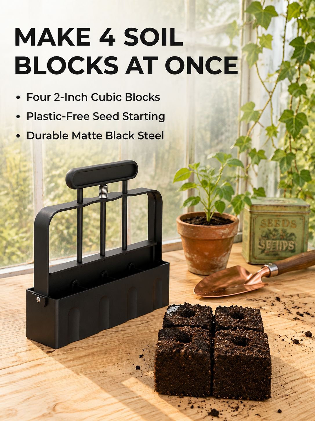 Handheld Soil Compression Seeder