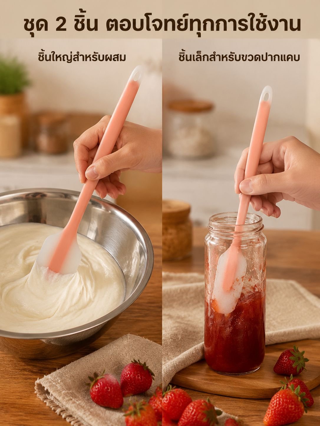 เครื่องมือซิลิโคนสำหรับใช้ในครัวเรือน