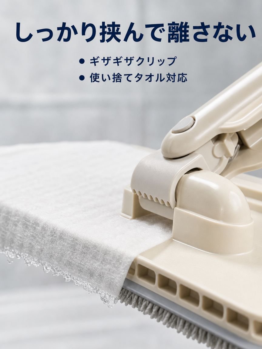 多機能自動布巾クリップミニモップ