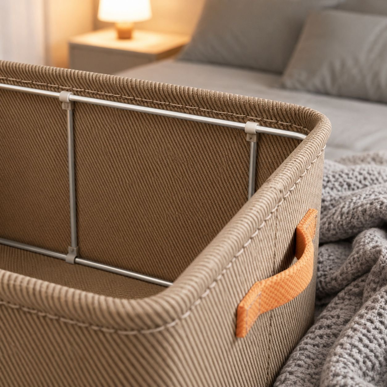 Heavy-duty Steel Frame Organizer Box