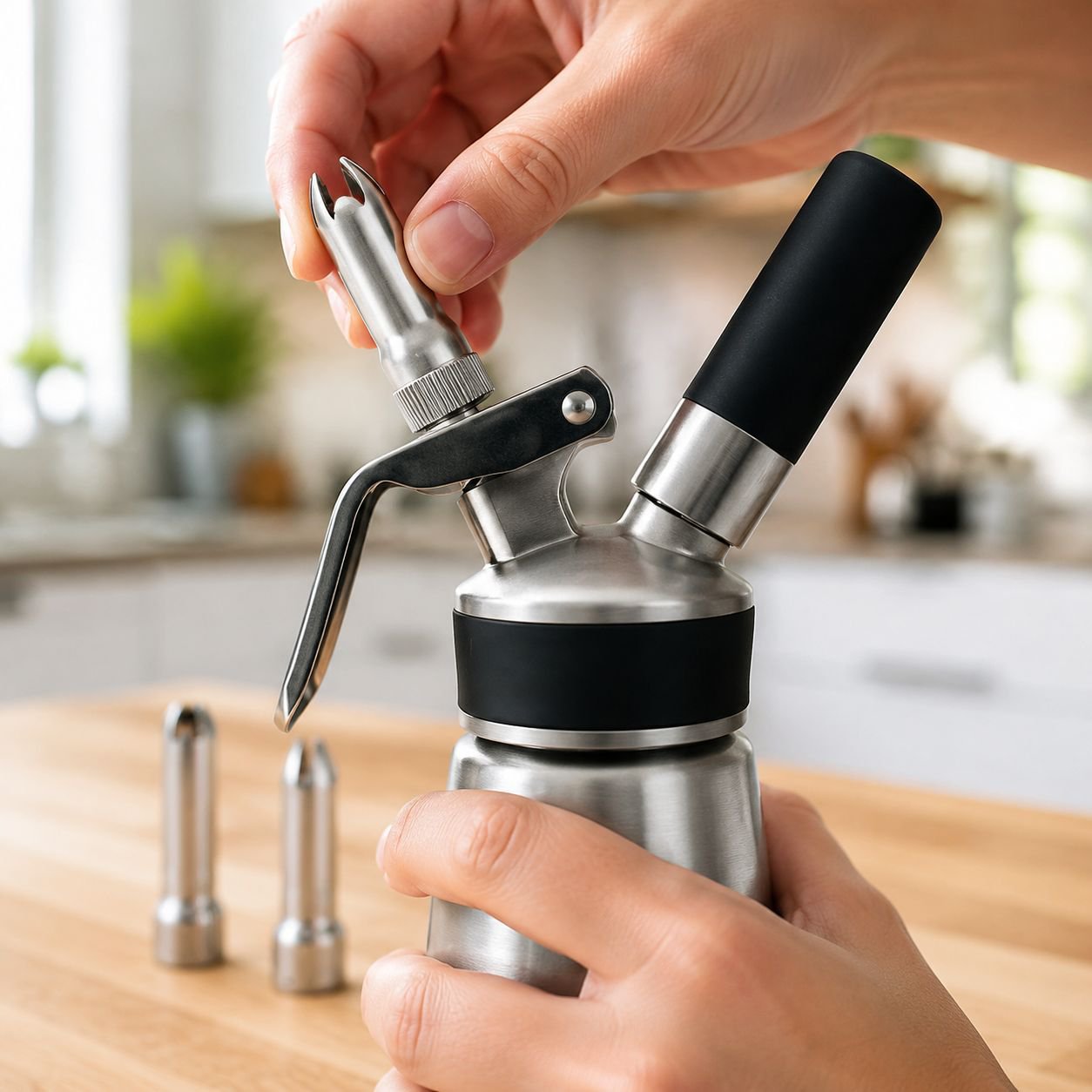 Baking tool for snow topping and dessert garnishing