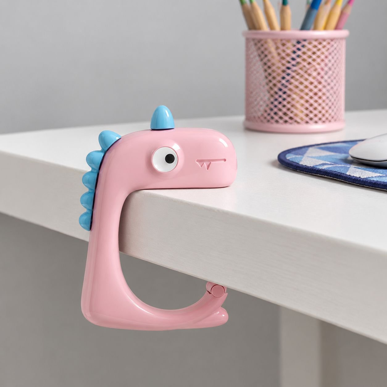 Gancho de dinosaurio para colgar mochila (no requiere taladro)
