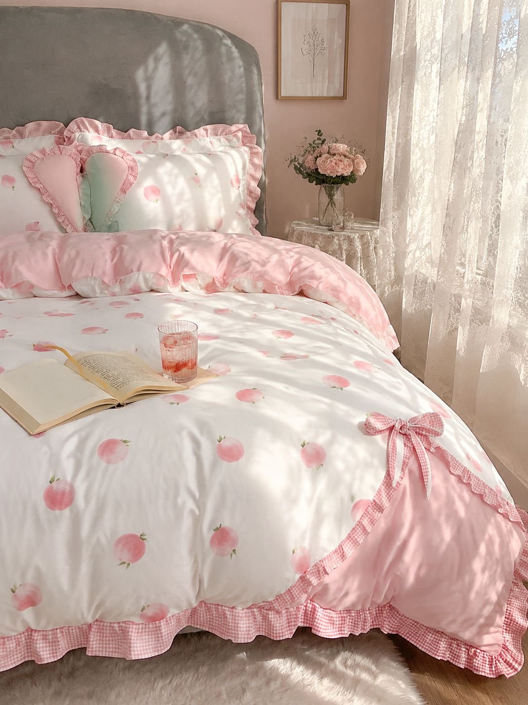 Comfortable and stylish 4-piece bedding for double beds