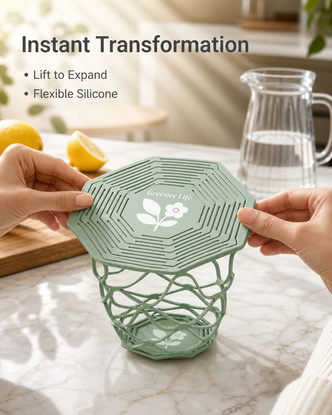 Multifunctional Silicone Placemat Tote Bag